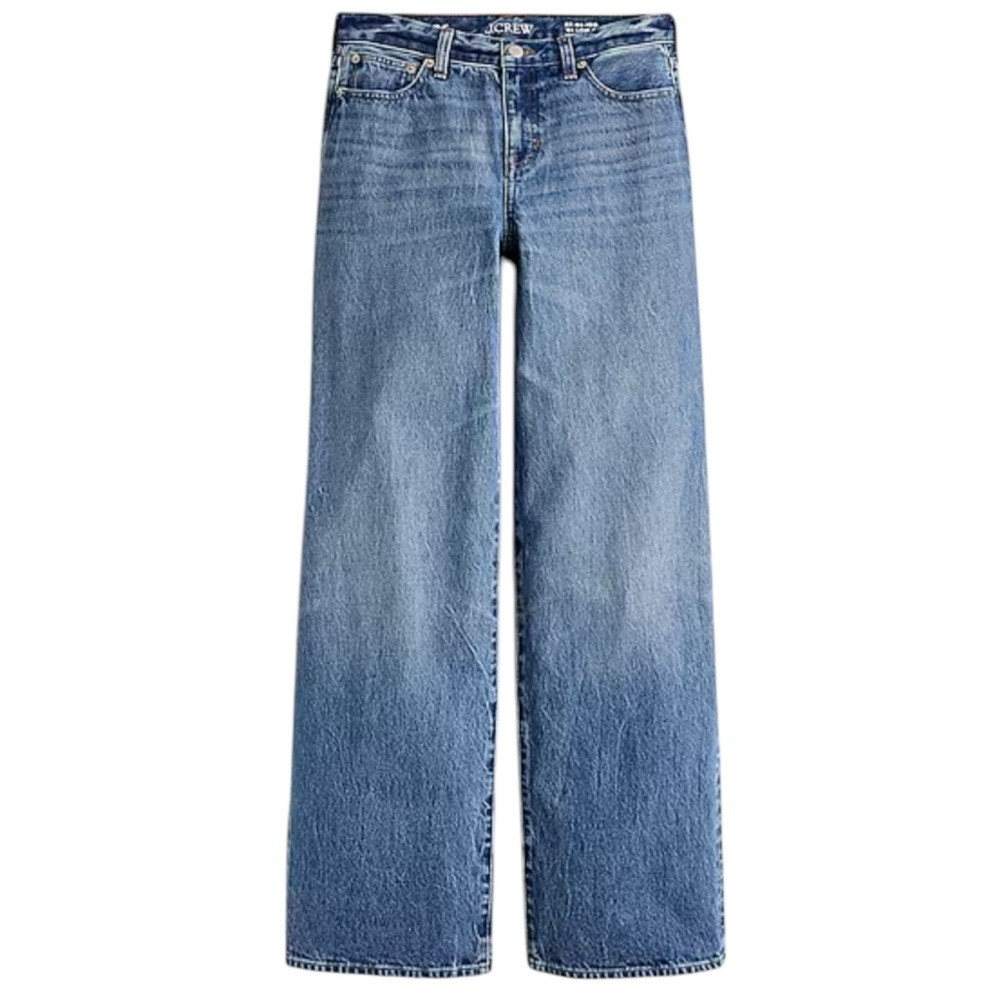 J Crew ‘84 Lower Rise Wide Leg Jean in Effie Wash | 29 NWT